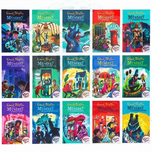 Enid Blyton Mystery Series Complete Collection Set of 15 Books