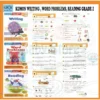 Kumon English Reading Writing Words problem graded workbooks
