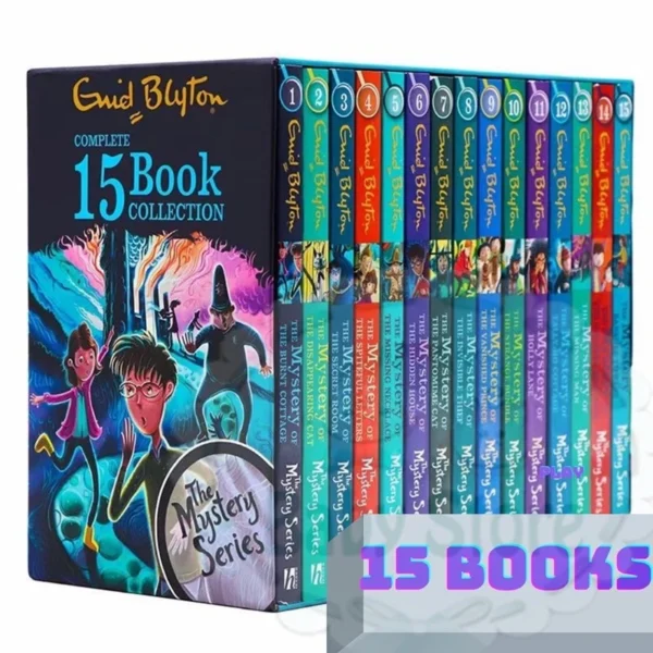 Enid Blyton Mystery Series Complete Collection Set of 15 Books