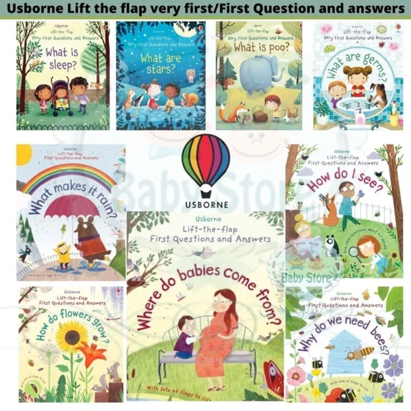 Usborne Lift the flap very first  First questions and answers series