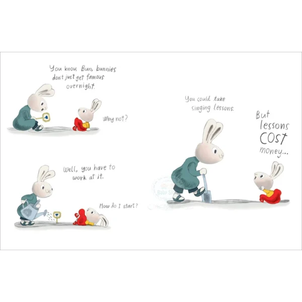 Money bunny Give it Save it Earn it Spend it money concept series picture books for children
