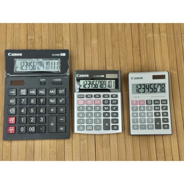 Canon Calculator AS 2400   AS 120   LS 88Hi III   LS 120 III