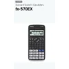 CASIO SCIENTIFIC CALCULATOR CLASSWIZ FX 570EX