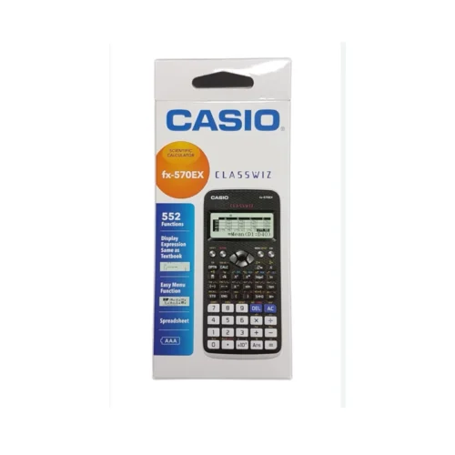 my-11134207-7rasf-m0irrj04x2ys63.webp CASIO SCIENTIFIC CALCULATOR CLASSWIZ FX 570EX