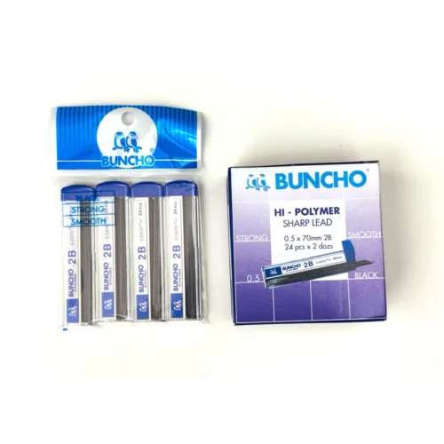 my-11134207-820lf-memuva9rw4xy19.webp Buncho Hi Polymer 2B Pencil Lead 0 5mm