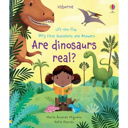 sg-11134201-22100-93tparzstniv8f.webp Usborne Are Dinosaurs Real Lift the flap Very First Questions and Answers Are Dinosaurs Real