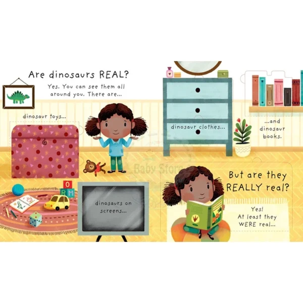 sg-11134201-22100-eyc11lzstniva4.webp Usborne Are Dinosaurs Real Lift the flap Very First Questions and Answers Are Dinosaurs Real