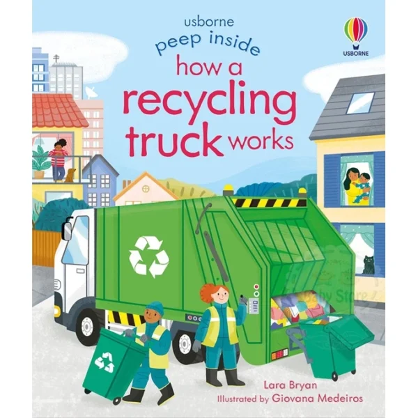 Usborne Peep ide How a Recycling Truck Works